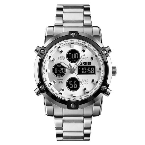 Men's Sport Wristwatch-silver