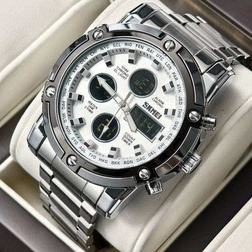 Men's Sport Wristwatch-silver