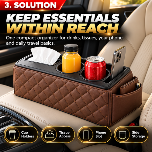 🔥HOT SALE🔥 COD！  In-Car Armrest Storage Compartment    Nairobi Stock |48H Dispatch |COD Orders are dispatched within 48 hours from our  Nairobi warehouse. Delivery takes 1–3 working days.