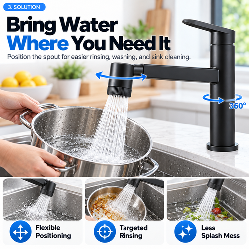 🔥HOT SALE🔥 COD！  Swivel Faucet   Nairobi Stock |48H Dispatch |COD Orders are dispatched within 48 hours from our  Nairobi warehouse. Delivery takes 1–3 working days.