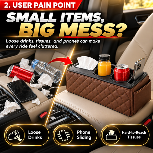 🔥HOT SALE🔥 COD！  In-Car Armrest Storage Compartment    Nairobi Stock |48H Dispatch |COD Orders are dispatched within 48 hours from our  Nairobi warehouse. Delivery takes 1–3 working days.