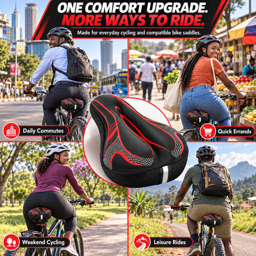 🔥HOT SALE🔥 COD！Bicycle Seat Cover  Nairobi Stock |48H Dispatch |COD Orders are dispatched within 48 hours from our  Nairobi warehouse. Delivery takes 1–3 working days.
