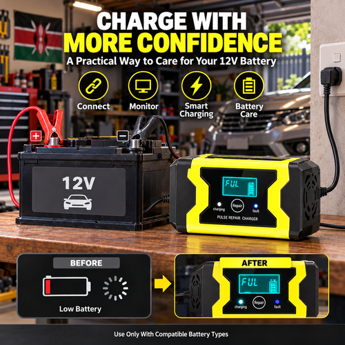 🔥HOT SALE🔥 COD！Car Charger  Jump Starter   Nairobi Stock |48H Dispatch |COD Orders are dispatched within 48 hours from our  Nairobi warehouse. Delivery takes 1–3 working days.