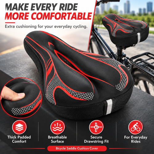 🔥HOT SALE🔥 COD！Bicycle Seat Cover  Nairobi Stock |48H Dispatch |COD Orders are dispatched within 48 hours from our  Nairobi warehouse. Delivery takes 1–3 working days.