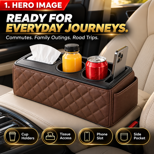 🔥HOT SALE🔥 COD！  In-Car Armrest Storage Compartment    Nairobi Stock |48H Dispatch |COD Orders are dispatched within 48 hours from our  Nairobi warehouse. Delivery takes 1–3 working days.