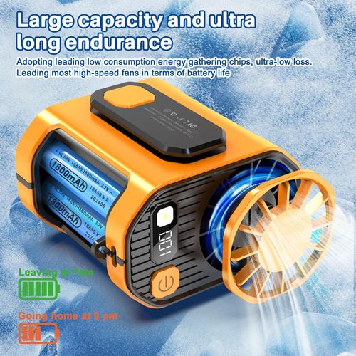 Portable Cooling Fan with LED Light