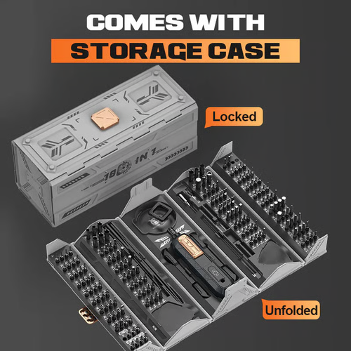 🧰180-in-1 Professional Precision Screwdriver Kit🔥