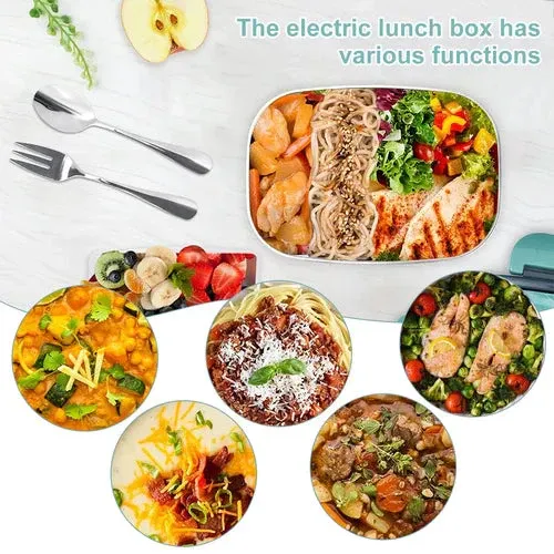 🔥🔥🔥2-in-1 Portable Dual Voltage Electric Lunch Box