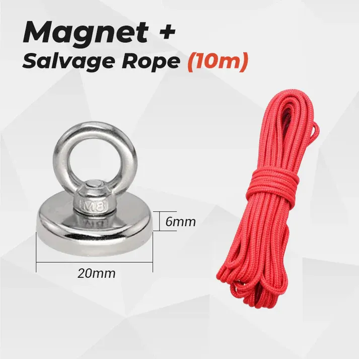 Deep-Water Magnetic Salvage Magnet Set