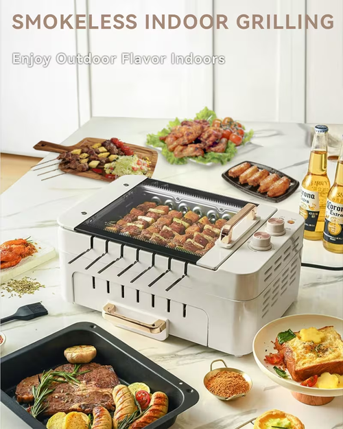 Portable Smokeless BBQ Electric Grill