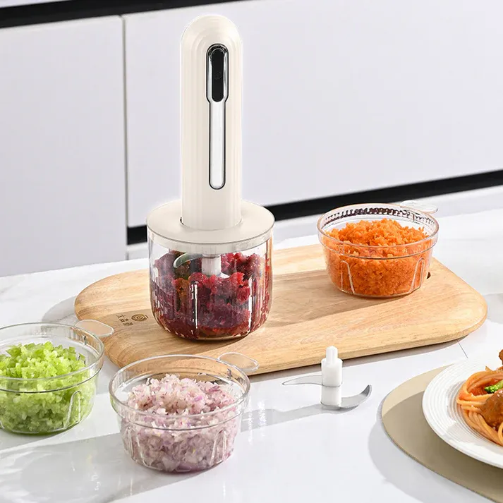 Cordless electric meat grinder for home use