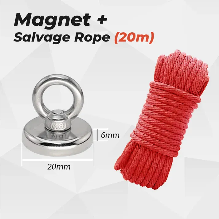 Deep-Water Magnetic Salvage Magnet Set