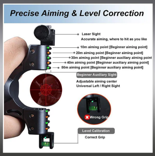 Professional Resin Laser Slingshot 🎯