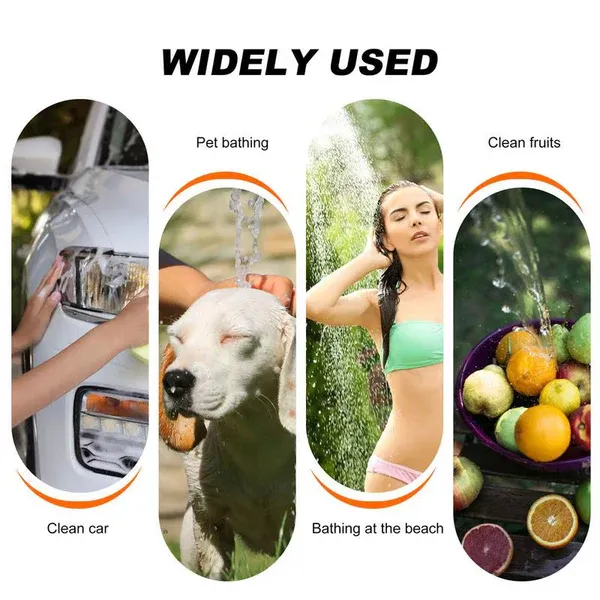 Portable Shower for Camping with Water Pump