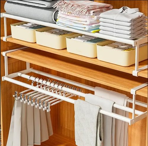 Extensible Shoe Rack Cupboard Wardrobe Organizer