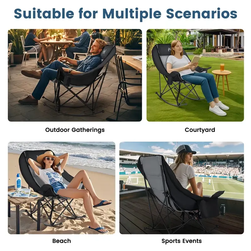 Oversized Rocking Camping Chair