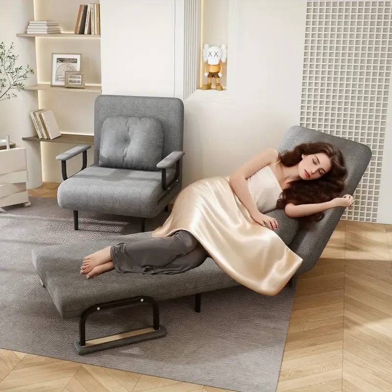 Single foldable sofa bed