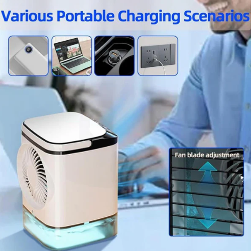 ❄️Portable Mini Silent Ice Mist Air Cooler