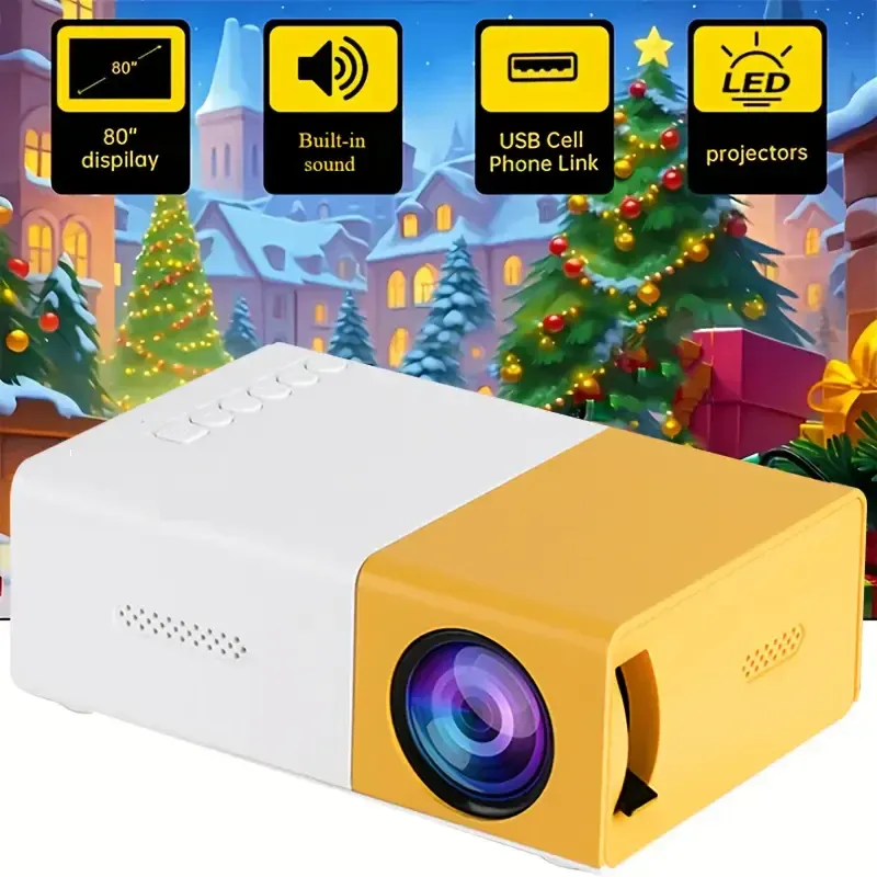 HD YG300s Mini Mobile Projector