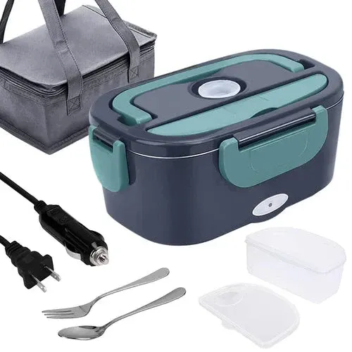 🔥🔥🔥2-in-1 Portable Dual Voltage Electric Lunch Box