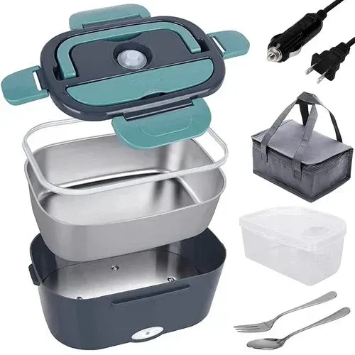 🔥🔥🔥2-in-1 Portable Dual Voltage Electric Lunch Box
