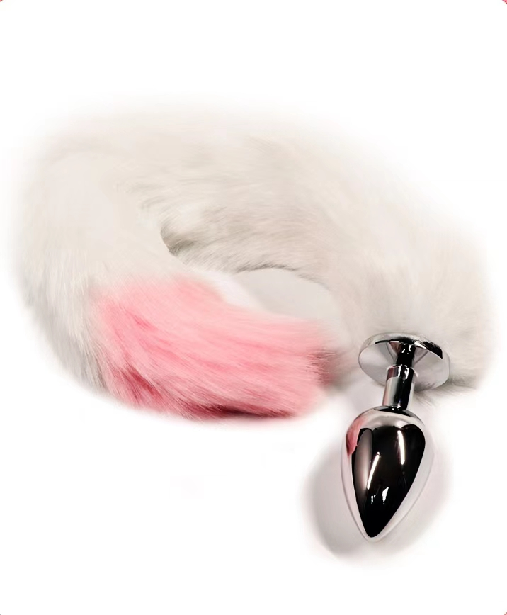 VIP11 Fox tail anal plug sex toys anal artificial hair metal anal plug g-spot masturbation alternative female props