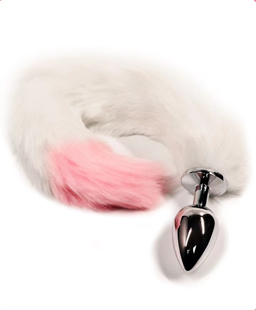 VIP11 Fox tail anal plug sex toys anal artificial hair metal anal plug g-spot masturbation alternative female props