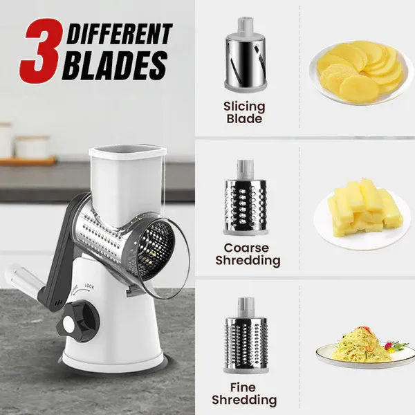 Multifunctional Manual Rotary Grater & Chopper 🚀🥕