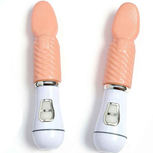 VIP06 USB Rechargeable Mini Tongue Vibrator, Waterproof Tongue Licking Vibrator