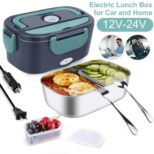🔥🔥🔥2-in-1 Portable Dual Voltage Electric Lunch Box