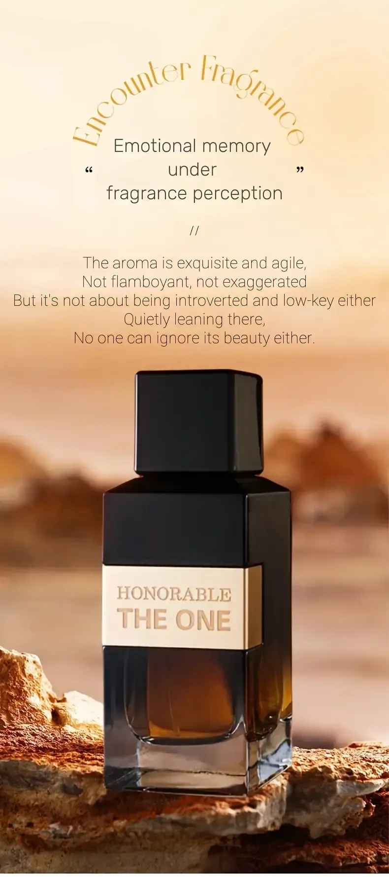 Premium Eau dessert for men - Wooden notes, 100ml with cardamom, pink pepper, violet leaves and mint - suitable for business, date and casual occasions