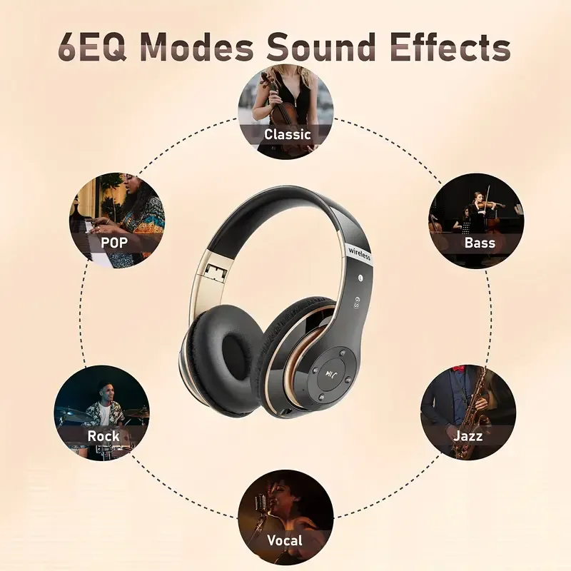 Over-ear wireless headphones,运动耳机 6S 无线耳机