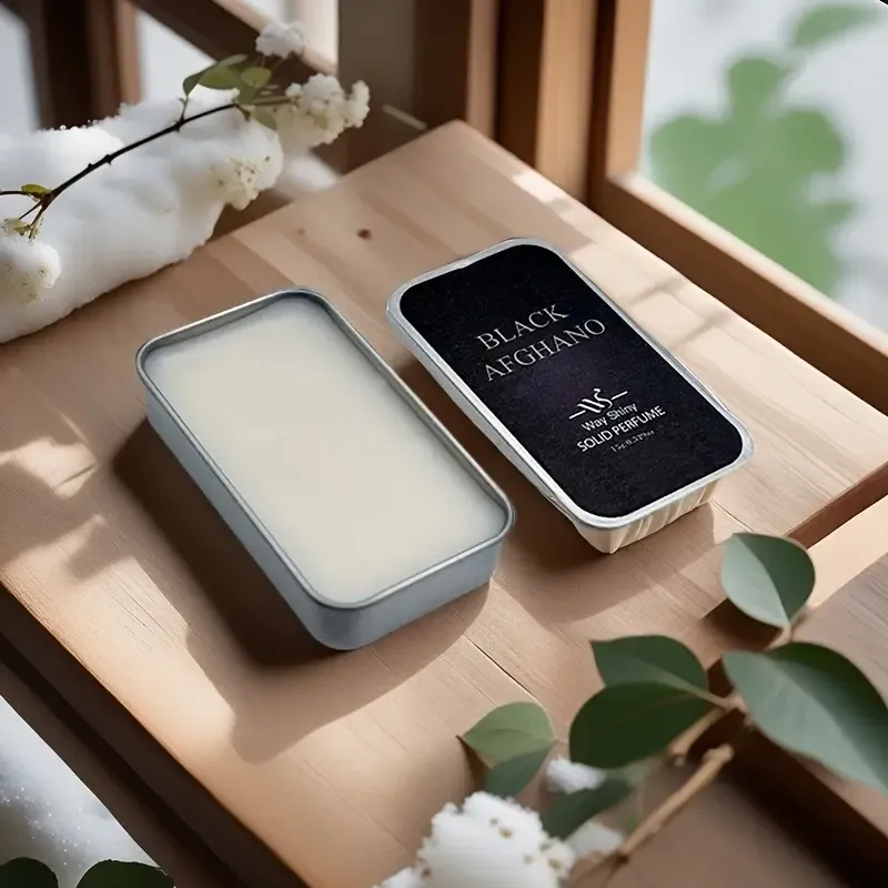Portable solid perfume for men, natural deodorant solid stick, long-lasting fragrance