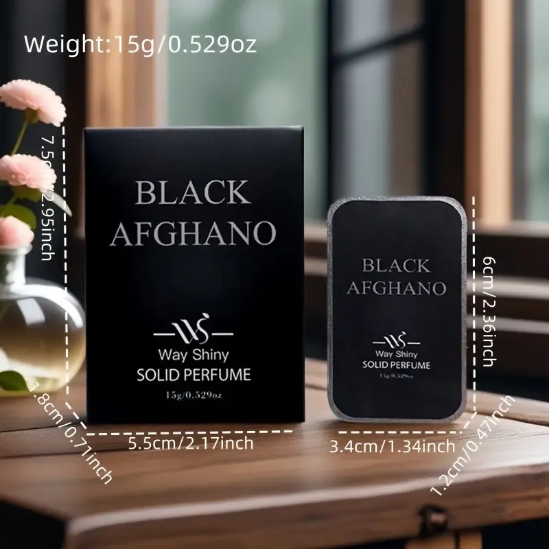 Portable solid perfume for men, natural deodorant solid stick, long-lasting fragrance