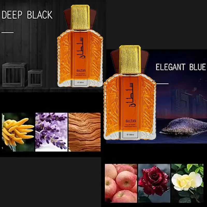 1 Bottle of Premium Perfume  Africa  Men is Perfume  Elegant and Long Lasting Fragrance 100ml 3.4oz Sultan Perfume Spray Arabian Perfume Oil Valentine  Day Perfect Gift for Boyfriend or Husband on Valentine's Day