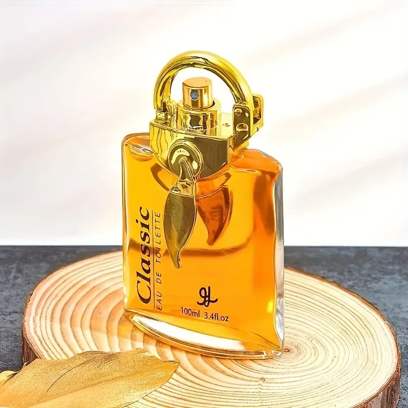 Elegant Dubai Men's Perfume, Amber Perfume Spray  100ml 3.4oz Arabic Perfume, Classic Gold Oil, Long-lasting Elegant Scent - Rich, Fresh, Floral - Suitable for everyday use, special occasions and gifts
