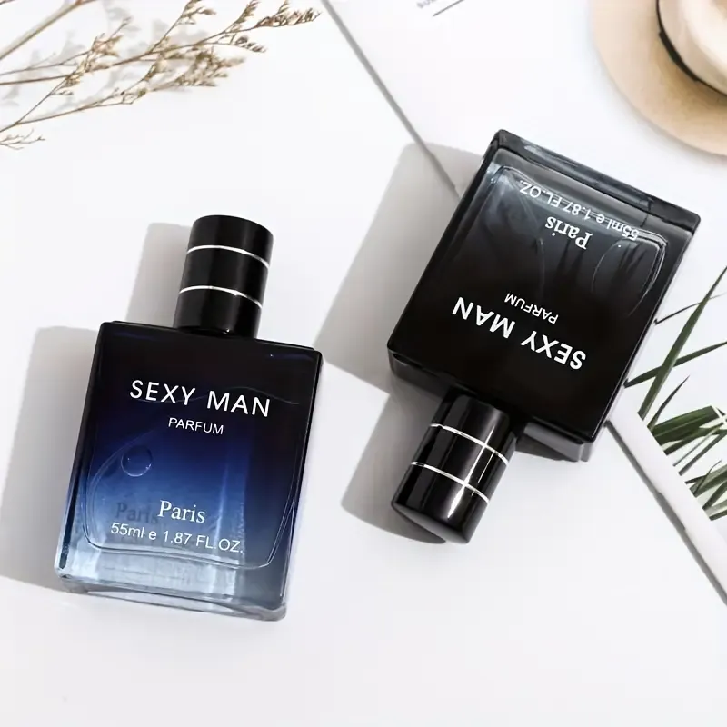 2pcs Luxury Men's Long Lasting Perfume Spray, Sexy Male Woody Fragrance, Portable Eau De Toilette Spray, Suitable for Business, Office Or Travel, Suitable for Birthday Gift, Valentine's Day Gift