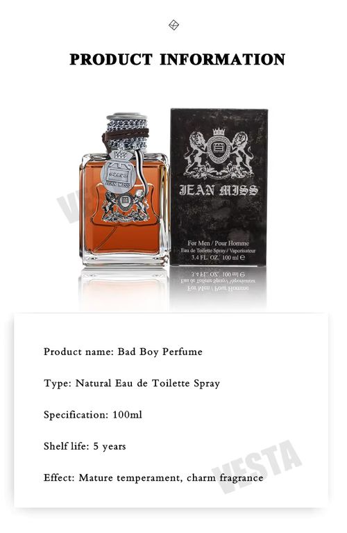 Elegant 100ml men's strong perfume spray Natural musk Wooden perfume Long lasting fragrance Suitable for dates