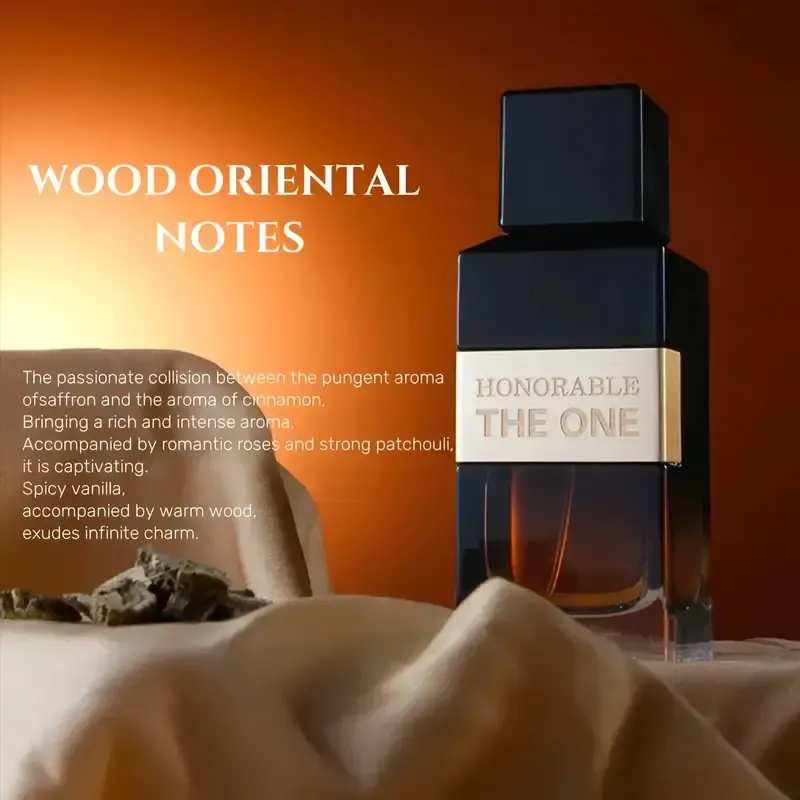 Premium Eau dessert for men - Wooden notes, 100ml with cardamom, pink pepper, violet leaves and mint - suitable for business, date and casual occasions