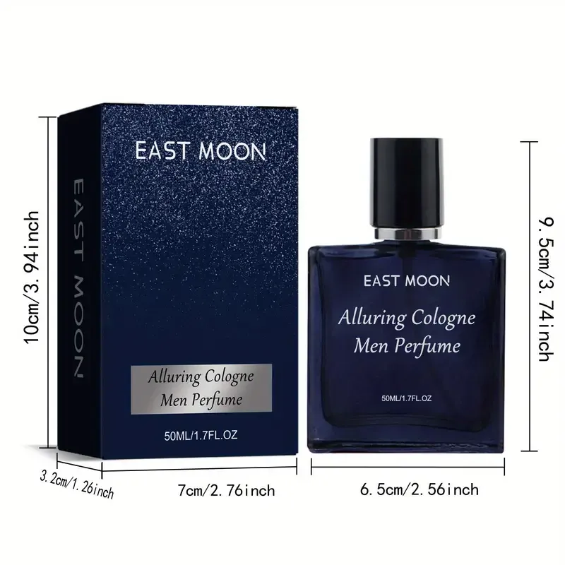 2PC Men's Mint Starry Night Charming Strong Flavor Perfume Fresh, Natural, Elegant and Long-lasting Men's Dating Ambient Perfume Two-Bottle Pack