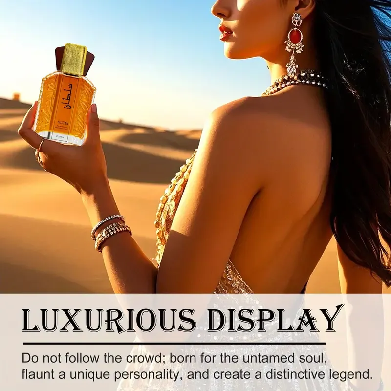 1 Bottle of Premium Perfume  Africa  Men is Perfume  Elegant and Long Lasting Fragrance 100ml 3.4oz Sultan Perfume Spray Arabian Perfume Oil Valentine  Day Perfect Gift for Boyfriend or Husband on Valentine's Day