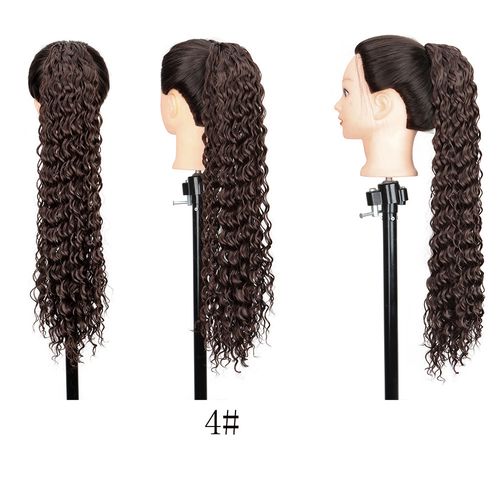 Women's Wig African Wig Ponytail Mesh Pull Rope Curly Ponytail instant roll ponytail