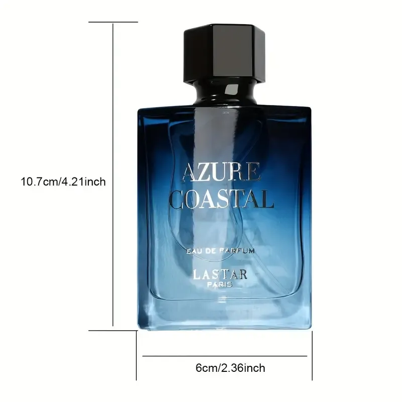 50ML Men's perfume, universal adult deodorant for men and women, fresh citrus and ocean aromas with amber and musk, long-lasting freshness, with gift box packaging for Father's Day, New Year, Valentine's Day gifts