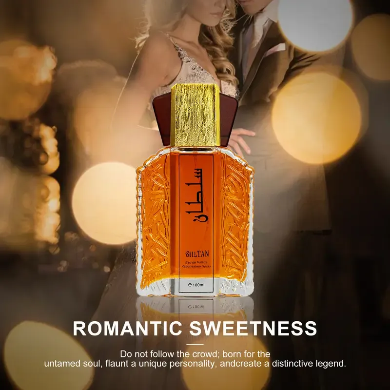 1 Bottle of Premium Perfume  Africa  Men is Perfume  Elegant and Long Lasting Fragrance 100ml 3.4oz Sultan Perfume Spray Arabian Perfume Oil Valentine  Day Perfect Gift for Boyfriend or Husband on Valentine's Day