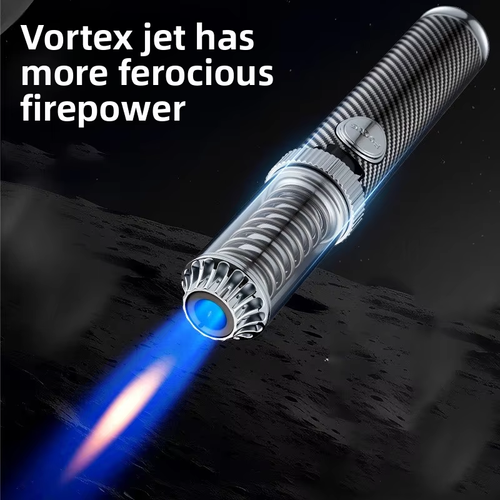 SG019Multi-functional cigar torch lighter, refillable, with jet flame and windproof design.