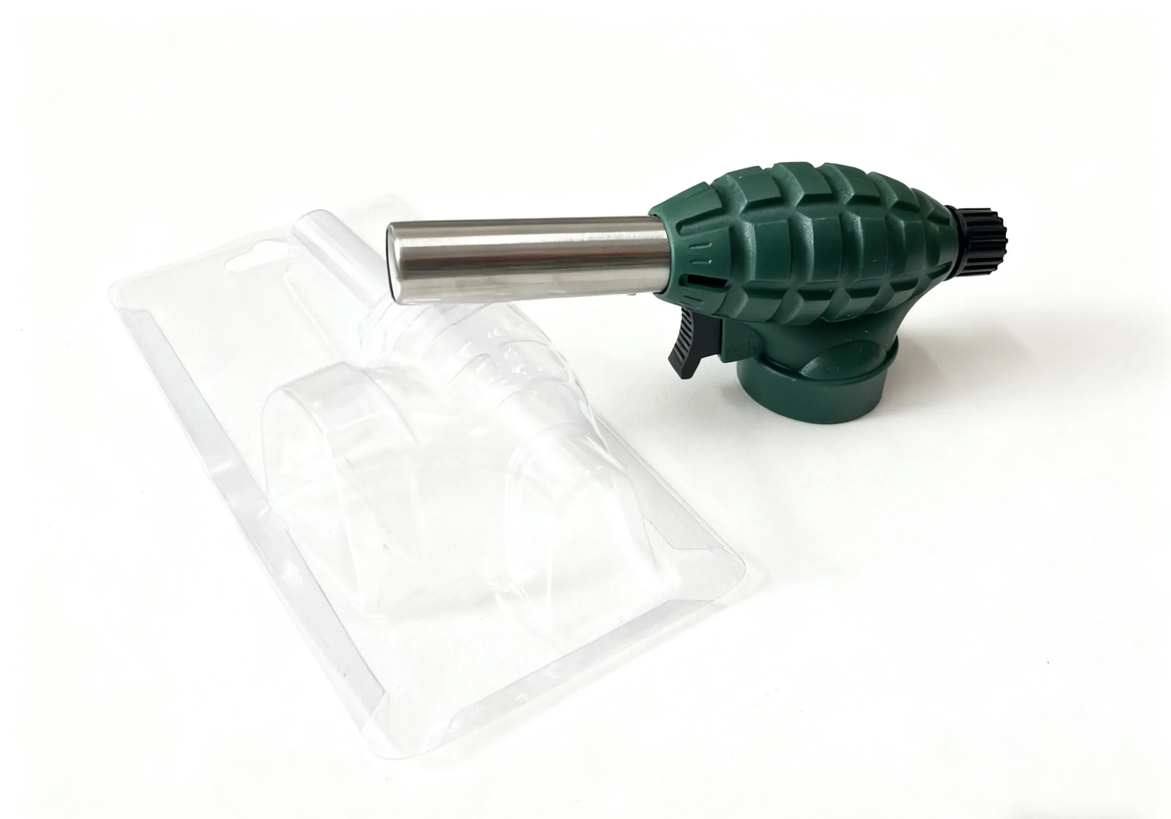 Portable butane welding gas ignition lighter flame gun flashlight camping and hiking kitchen use