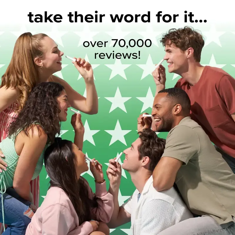 BoomBoom Nasal Stick: Free Your Nose | Featured on Shark Tank | Powerful Essential Oils with Vapor Flow Technology | Breathe In Life