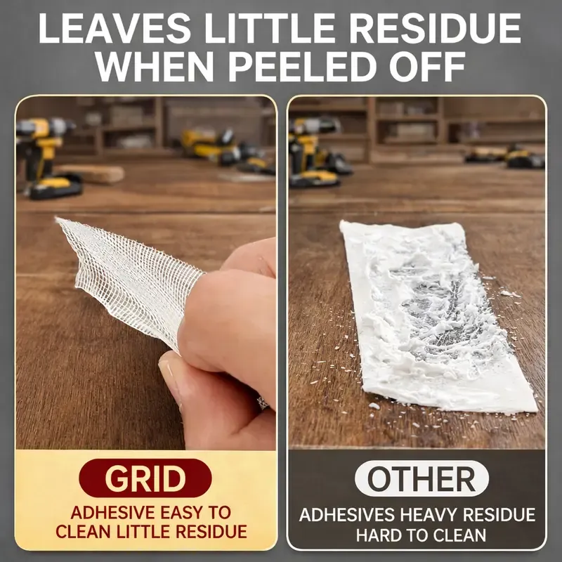 Heavy-Duty Double-Sided Duct Tape, Strong Adhesive, Waterproof, Removable, No Residue, Ideal for Carpet, Wallpaper, Home Use