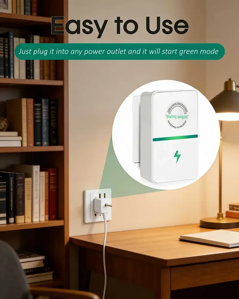 2026 upgraded plug-in power box with standard plug, supports wide voltage input from 90V to 250V