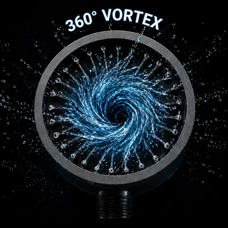 New Upgraded Men's Handheld Shower Head, Sturdy & Easy Installation